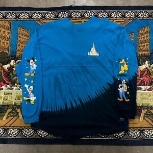 DisneyWorld 50th Anniversary long sleeve shirt tie dye large walt disney tshirt